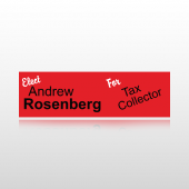 Tax Collector Bumper Sticker 2