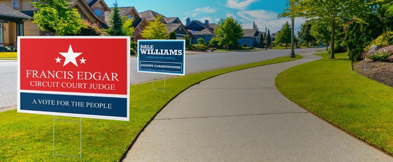 Why and how To Use Political Yard Signs for Elections