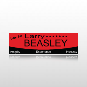 Candidate Name Sticker 4 - Bumper Sticker