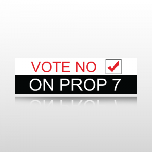 Vote No Bumper Sticker 1 - Bumper Sticker