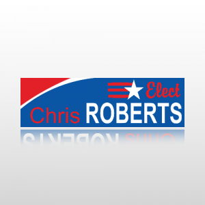 Candidate Name Sticker 2 - Bumper Sticker