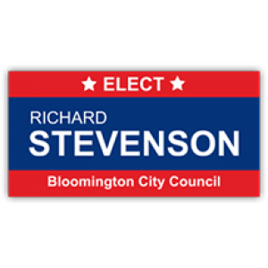 Richard Stevenson City Council Sign - Magnetic Sign