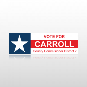 County Commissioner Sticker 1 - Bumper Sticker