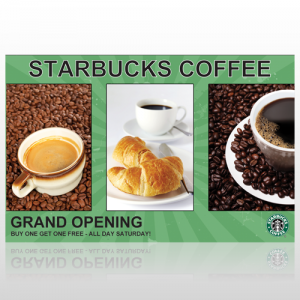 Starbucks Single Sided Flyer