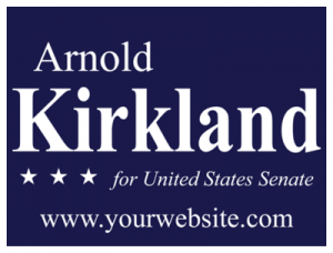 Political Custom Sign 20 - Yard Sign