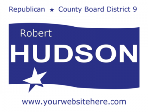 Political Custom Sign 51 - Yard Sign