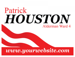 Political Custom Sign 52 - Yard Sign