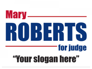 Political Custom Sign 5 - Yard Sign