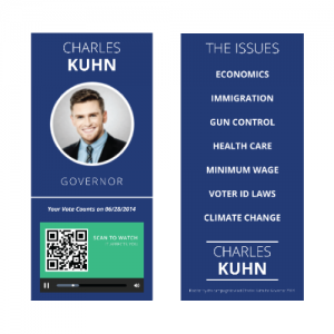 Campaign Buzz Cards - Design 1 (Circle)