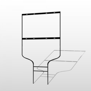 Round Rod Frame 18"H x 24"W