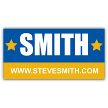 Steve Smith Political Candidate Sign - Magnetic Sign