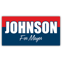 Johnson For Mayor Sign - Magnetic Sign