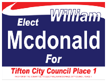 Political Custom Sign 12 - Yard Sign