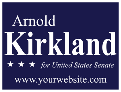 Political Custom Sign 20 - Yard Sign